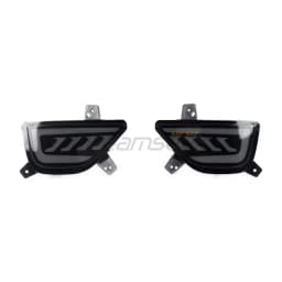 LED Reflector Rear Bumper Tail Light for Chevy Chevrolet Trax 2017-2022 Driving Brake Dynamic Turn Signal Lamp Smoke / Red Lens