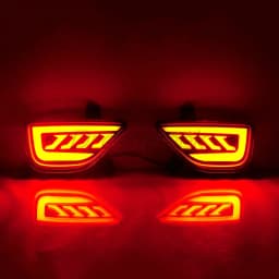 LED Reflector Rear Bumper Tail Light for Chevy Chevrolet Trax 2017-2022 Driving Brake Dynamic Turn Signal Lamp Smoke / Red Lens