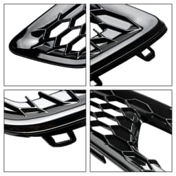 Artudatech 2PCS Front Bumper Fog Light Lamp Cover Bezel Grille fit for Ford Focus 2015-2018 2016 2017