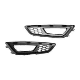 Artudatech 2PCS Front Bumper Fog Light Lamp Cover Bezel Grille fit for Ford Focus 2015-2018 2016 2017