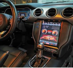 big screen Carplay 9.7" Android 13.0  multimedia 8GB+128GB Car Player GPS WIFI Radio navigation For Ford Mustang 2015-2019