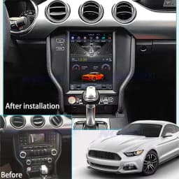 big screen Carplay 9.7" Android 13.0  multimedia 8GB+128GB Car Player GPS WIFI Radio navigation For Ford Mustang 2015-2019