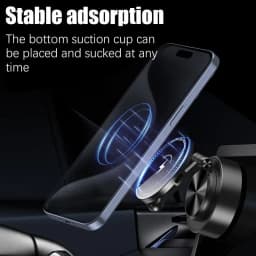 Magnetic Cell Phone Holder Dashboard Phone Holder 360 Rotation Windshield Cellphone Support Air Vent Cradle Suction Cup For