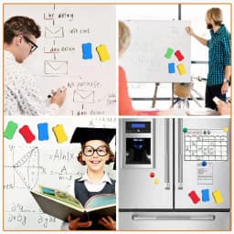 Magnetic Whiteboard Drywipe Eraser Duster Rubber Marker Cleaner UK
