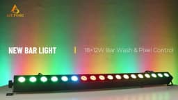 2-10pcs DMX18x12W LED RGBW/RGBWAUV Wall Wash Light Bar DMX Line Bar Wash Stage Light for Party Wedding Events Lighting