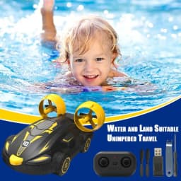 Remote Control Car For Kids Portable RC Car Waterproof Drift Auto Fast Drone Boat Hovercraft Vehicle Stunt Auto For Boys Girls