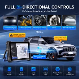 MUCAR 892BT AI Function Car OBD2 Diagnostic Tool 35 Reset ECU Coding Bi-directional Lifetime Free Full System Diagnosis 35 Reset