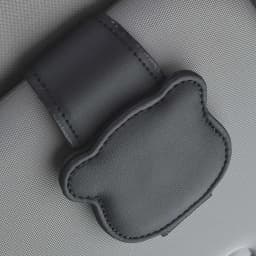 Car Sunglasses Holder Car Magnetic Leather Clip Card Ticket Holder Auto Sun Visor Glasses Box Decoration Accessories Universal