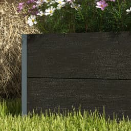 Garden Planter with Trellis for Vine Climbing Plants, Flowers, Herbs, Black
