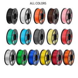 JAYO 3D Printer Filament PETG PLA HSMPETG PLA PLUS 1.75mm 5Rolls 3D Printing Materials for 100% No Bubble &FDM 3D Pen DIY Gift