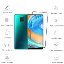 1/2/3/4PCS Full Cover Glass For Redmi Note 9 Pro Glass Xiaomi Redmi Note 9 Pro Glass 9H Full Screen Protector Redmi Note 9 Pro
