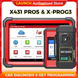 X431 Pro 5 & X-PROG3 LAUNCH Key Programming Tool Car Diagnostic Tool All Key Lost Programming IMMO Immobilizer Auto Scanner