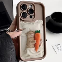 Candy Color Cute Cat Phone Case For iPhone 11 Case iPhone 13 15 12 14 16 Pro Max XR XS X 7 8 Plus SE 2020 Matte Shockproof Cover