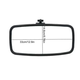 Marine Boat Mirror Universal Boat Mirrors Rear View for Ski Boats Pontoon Boat Water Sport Boat Clamp Mirrors For Clear Vision