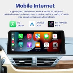 Car Radio Carplay Auto GPS Navigation For BMW X1 E84 2011-2017 HD Touchscreen Support Mirroring BT WiFi DSP Sound Carplay Stereo