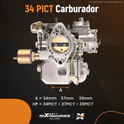 Carburetor Fit for VW 34 PICT-3 12V Electric Choke 1600CC for 113129031K