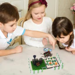Miniature Farm Model Farm Field toy Kit Realistic Farm Miniature Scene Toys Vegetable Figurines Doll Accessories for Learning