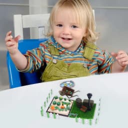 Miniature Farm Model Farm Field toy Kit Realistic Farm Miniature Scene Toys Vegetable Figurines Doll Accessories for Learning