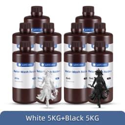 ANYCUBIC 10KG Water-Wash Resin For LCD 3D Printer High Precision Low Odor Low Viscosity 3D Printing Standard Photopolymer