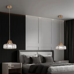 Modern Crystal Ceiling Lamp Led Hanging Lights Home Appliance Dining Room Nordic Loft Chandelier Bedroom Bedside Decora Fixtures