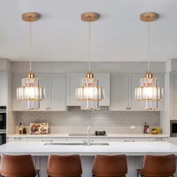 Modern Crystal Ceiling Lamp Led Hanging Lights Home Appliance Dining Room Nordic Loft Chandelier Bedroom Bedside Decora Fixtures