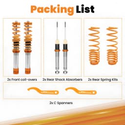 maXpeedingrods Coilovers for BMW 5 E39 1995-2003 RWD notchback 525i 530i 540i 520d
