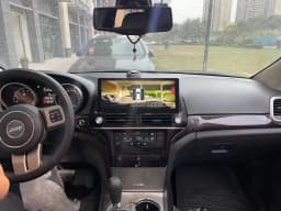 1920*720 IPS 12.3' Carplay 8G+128G Android 14 Car DVD Player Multimedia GPS Stereo Radio For Jeep Grand Cherokee 2011-2017
