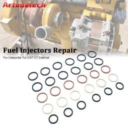 Artudatech 6PCS Fuel Injectors Seal O-Ring Kit Fit Caterpillar C7 Fit CAT C7 External