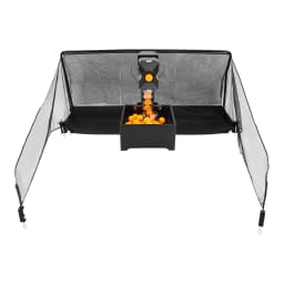 Automatic Ping Pong Ball Machine with Net, 100 Balls Table Tennis Machine, Multiple Serving Modes Ping Pong Ball Pitching