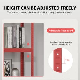 180CM HEIGHT 4 COLORS 5-Tier Shelving Unit Heavy Duty Shelving Unit for Storage Tool-Free Assembly Capacity 1925LBS