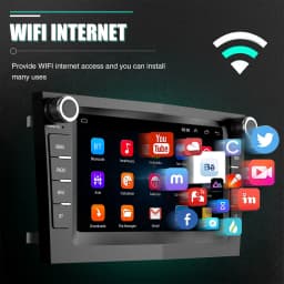 ESSGOO Black Carplay For Opel/Vauxhall Corsa D Astra H Zafira Android 14 GPS NAVI AI Voice Control 7” Car Stereo WIFI BT SWC RDS
