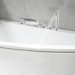 Chrome Bathroom Faucets Waterfall Bathroom Sink Faucet Modern Single Handle Bathroom Faucet with Deck Plate and Pop-Up Drain