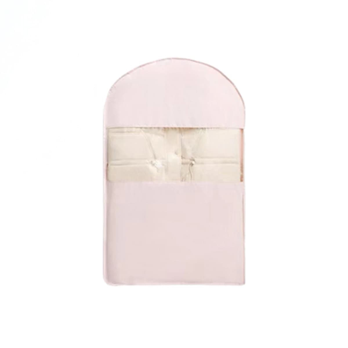 Hanging Down Jacket Compression Bag Wrinkle-Free Storage Solution Down Jacket Compression Dust Cover light pink130*58*15