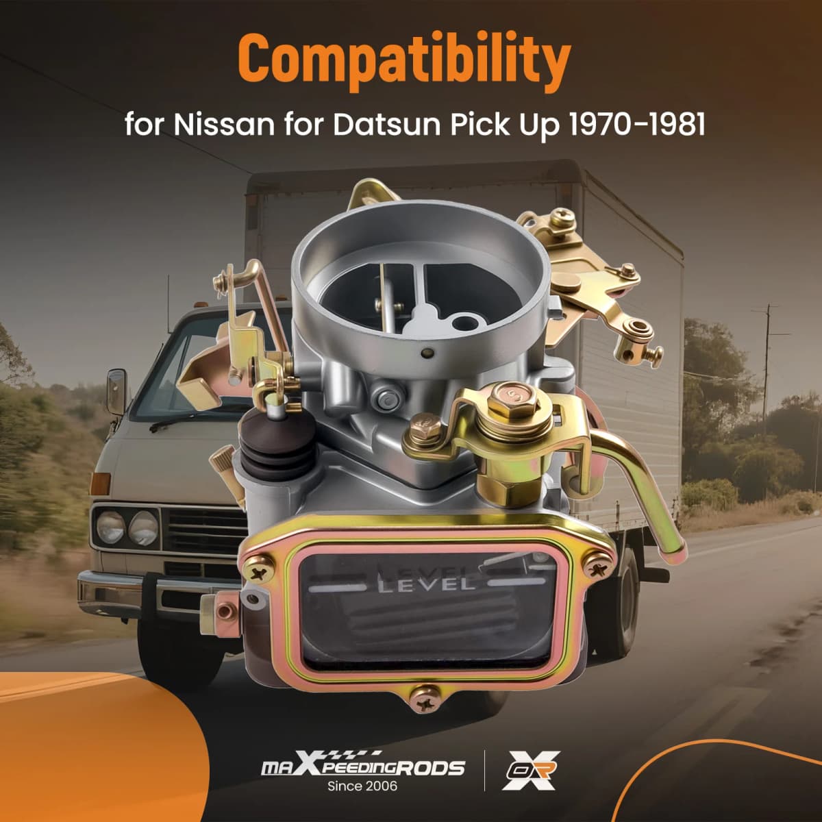 Carburetor for Datsun Nissan J15 520 521 620 for Cabstar Homer 72-76 for Caravan 1975-  for 16010-B0302