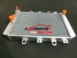 Aluminum Radiator + Fan For Yamaha ATV Quad Grizzly 700 YFM700/550/500 EPS 2007 2008 2009 2010 2011 2012 2013