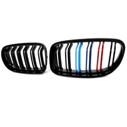 For BMW E90 E91 4DR LCI 323i 325i 328i 2009 -2011 M-Color Front Bumper Kidney Grill