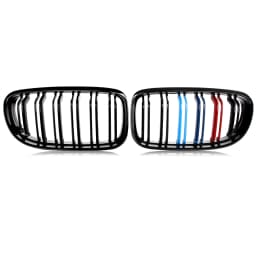 For BMW E90 E91 4DR LCI 323i 325i 328i 2009 -2011 M-Color Front Bumper Kidney Grill