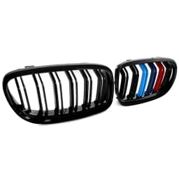 For BMW E90 E91 4DR LCI 323i 325i 328i 2009 -2011 M-Color Front Bumper Kidney Grill