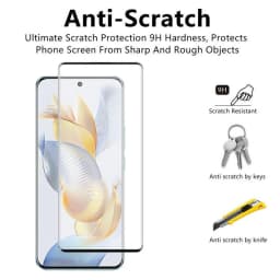3PCS Tempered Glass For Honor 90/90 Pro Full Cover Screen Protector for Huawei Honor X9 Pro 8S X6 X7 X8 Protective Glass