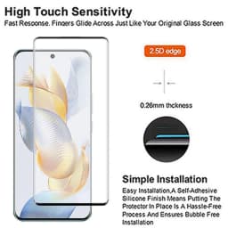 3PCS Tempered Glass For Honor 90/90 Pro Full Cover Screen Protector for Huawei Honor X9 Pro 8S X6 X7 X8 Protective Glass
