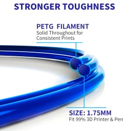Geeetech 5kg PETG 1.75mm Filament 3d print wire Vacuum Packaging Local Warehouses Colorful Plastic for most FDM 3D printer