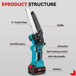 Brushless 8Inch Telescoping Pole Electric Chainsaw Oil Device High Branch Saw Garden Pruning Power Tool For Makita Battery Pin