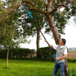 Brushless 8Inch Telescoping Pole Electric Chainsaw Oil Device High Branch Saw Garden Pruning Power Tool For Makita Battery Pin