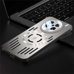 Hard Metal Heat Dissipation Magnetic Wireless Charging Cover For Vivo X200 Pro Mini X100 S100S S20 Pro Cool Protective Back Case