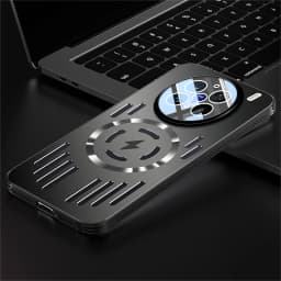 Hard Metal Heat Dissipation Magnetic Wireless Charging Cover For Vivo X200 Pro Mini X100 S100S S20 Pro Cool Protective Back Case