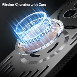 Hard Metal Heat Dissipation Magnetic Wireless Charging Cover For Vivo X200 Pro Mini X100 S100S S20 Pro Cool Protective Back Case