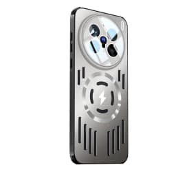 Hard Metal Heat Dissipation Magnetic Wireless Charging Cover For Vivo X200 Pro Mini X100 S100S S20 Pro Cool Protective Back Case