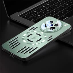 Hard Metal Heat Dissipation Magnetic Wireless Charging Cover For Vivo X200 Pro Mini X100 S100S S20 Pro Cool Protective Back Case