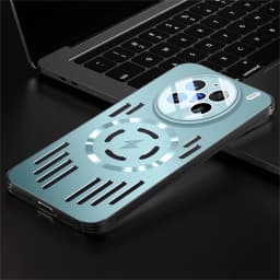 Hard Metal Heat Dissipation Magnetic Wireless Charging Cover For Vivo X200 Pro Mini X100 S100S S20 Pro Cool Protective Back Case