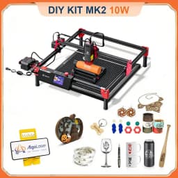 10W AlgoLaser MK2 10W High-Speed Laser Engraver for Tumblers Speed 12000mm/min Carving 400x435mm Laser Engraving Machine Thermos
